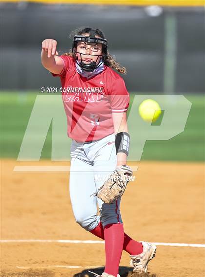 Thumbnail 1 in Cypress Woods vs Lake Belton (NFCA Texas High School Leadoff Classic Tournament) photogallery.
