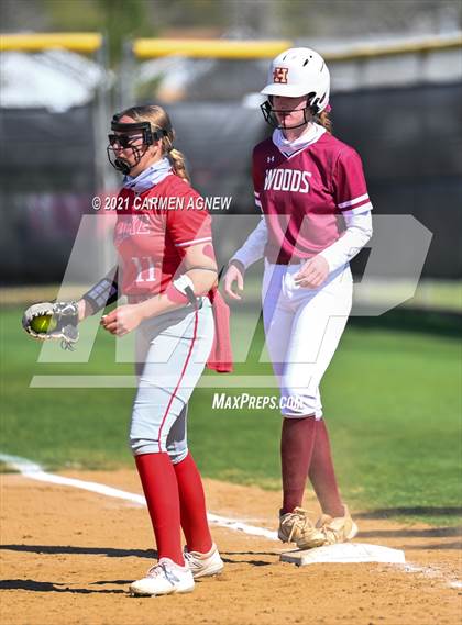 Thumbnail 2 in Cypress Woods vs Lake Belton (NFCA Texas High School Leadoff Classic Tournament) photogallery.