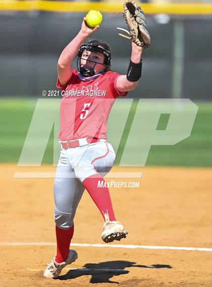 Thumbnail 2 in Cypress Woods vs Lake Belton (NFCA Texas High School Leadoff Classic Tournament) photogallery.