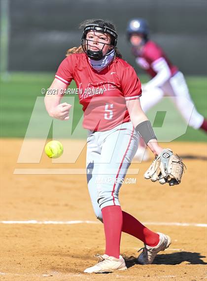 Thumbnail 3 in Cypress Woods vs Lake Belton (NFCA Texas High School Leadoff Classic Tournament) photogallery.