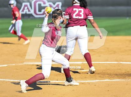 Thumbnail 1 in Cypress Woods vs Lake Belton (NFCA Texas High School Leadoff Classic Tournament) photogallery.