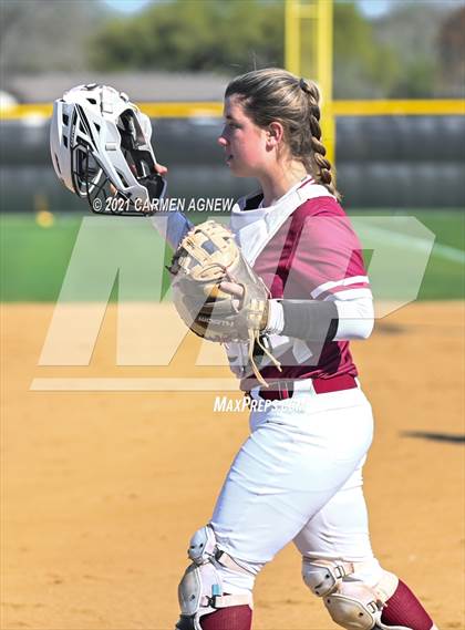 Thumbnail 1 in Cypress Woods vs Lake Belton (NFCA Texas High School Leadoff Classic Tournament) photogallery.