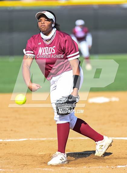Thumbnail 1 in Cypress Woods vs Lake Belton (NFCA Texas High School Leadoff Classic Tournament) photogallery.