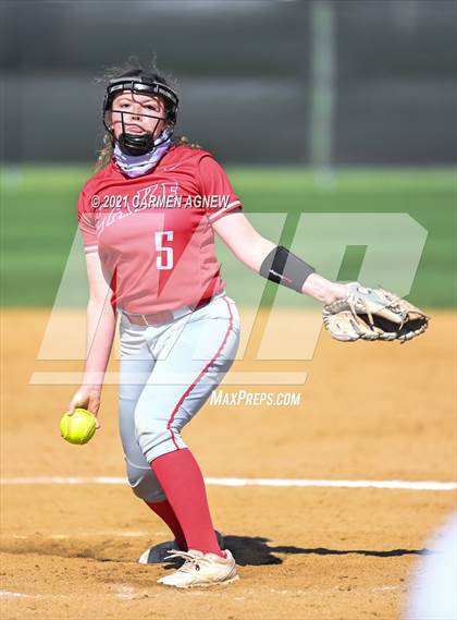 Thumbnail 3 in Cypress Woods vs Lake Belton (NFCA Texas High School Leadoff Classic Tournament) photogallery.