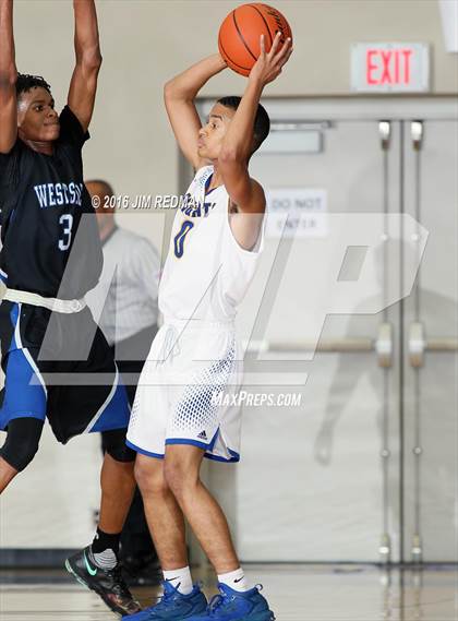 Thumbnail 1 in Westside vs. Fort Bend Elkins (McDonald's Texas Invitational) photogallery.