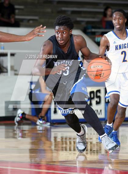 Thumbnail 2 in Westside vs. Fort Bend Elkins (McDonald's Texas Invitational) photogallery.