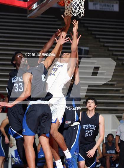 Thumbnail 1 in Westside vs. Fort Bend Elkins (McDonald's Texas Invitational) photogallery.