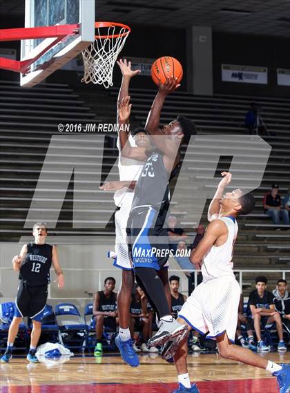 Thumbnail 1 in Westside vs. Fort Bend Elkins (McDonald's Texas Invitational) photogallery.