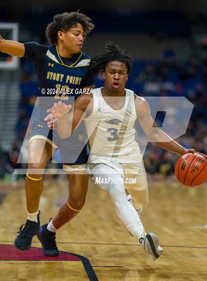 Thumbnail 1 in Plano East vs Stony Point (UIL 6A Basketball Final) photogallery.