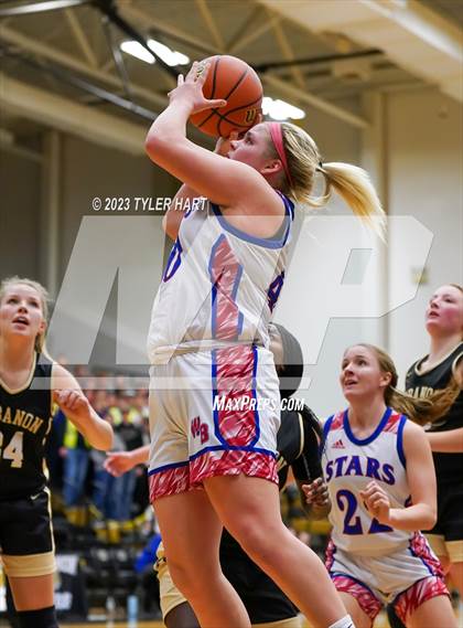 Thumbnail 3 in Lebanon vs. Western Boone (IHSAA 3A Sectional First Round) photogallery.
