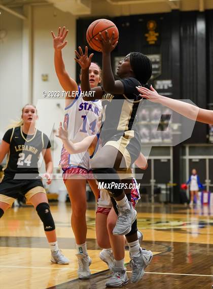 Thumbnail 3 in Lebanon vs. Western Boone (IHSAA 3A Sectional First Round) photogallery.