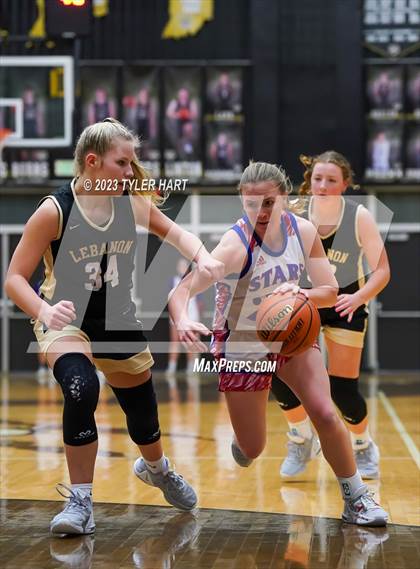 Thumbnail 1 in Lebanon vs. Western Boone (IHSAA 3A Sectional First Round) photogallery.