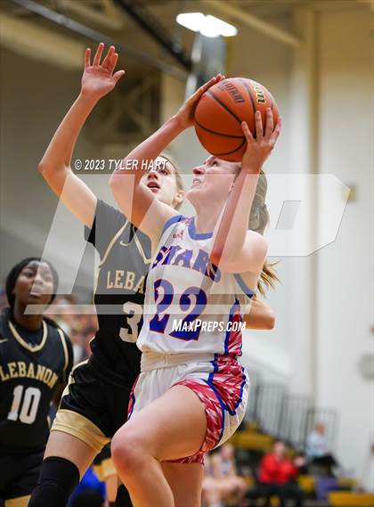 Thumbnail 3 in Lebanon vs. Western Boone (IHSAA 3A Sectional First Round) photogallery.