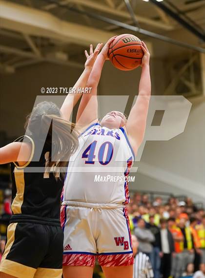 Thumbnail 3 in Lebanon vs. Western Boone (IHSAA 3A Sectional First Round) photogallery.
