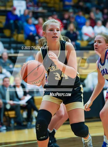 Thumbnail 3 in Lebanon vs. Western Boone (IHSAA 3A Sectional First Round) photogallery.