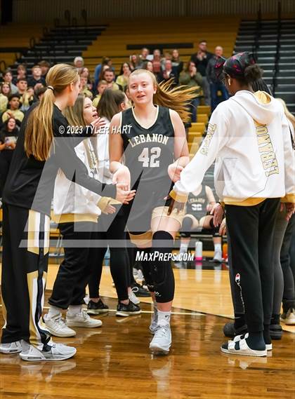 Thumbnail 1 in Lebanon vs. Western Boone (IHSAA 3A Sectional First Round) photogallery.