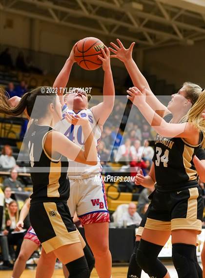 Thumbnail 3 in Lebanon vs. Western Boone (IHSAA 3A Sectional First Round) photogallery.