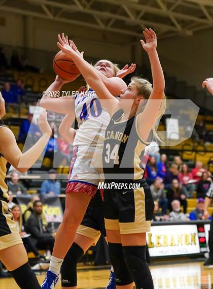 Thumbnail 1 in Lebanon vs. Western Boone (IHSAA 3A Sectional First Round) photogallery.