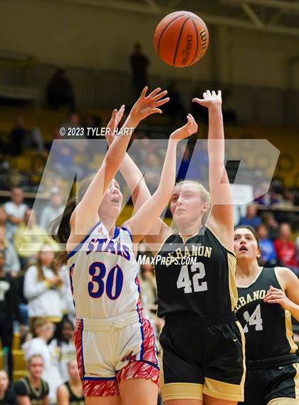 Thumbnail 2 in Lebanon vs. Western Boone (IHSAA 3A Sectional First Round) photogallery.