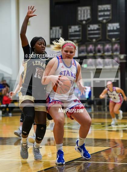 Thumbnail 3 in Lebanon vs. Western Boone (IHSAA 3A Sectional First Round) photogallery.