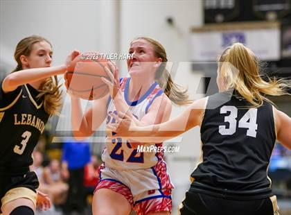 Thumbnail 3 in Lebanon vs. Western Boone (IHSAA 3A Sectional First Round) photogallery.