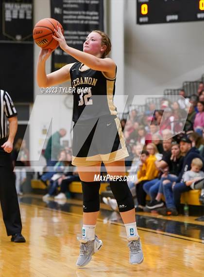 Thumbnail 2 in Lebanon vs. Western Boone (IHSAA 3A Sectional First Round) photogallery.