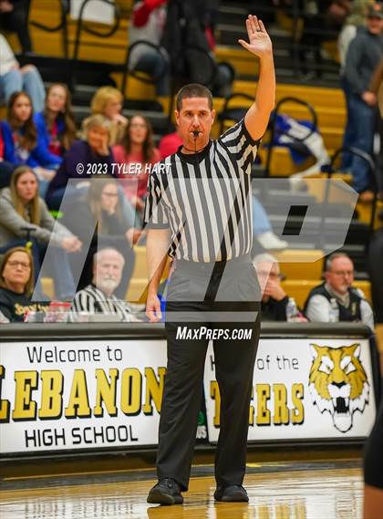 Thumbnail 2 in Lebanon vs. Western Boone (IHSAA 3A Sectional First Round) photogallery.