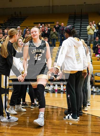 Thumbnail 2 in Lebanon vs. Western Boone (IHSAA 3A Sectional First Round) photogallery.