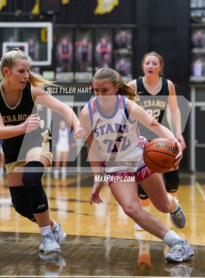 Thumbnail 2 in Lebanon vs. Western Boone (IHSAA 3A Sectional First Round) photogallery.