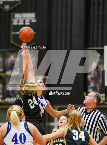 Thumbnail 2 in Lebanon vs. Western Boone (IHSAA 3A Sectional First Round) photogallery.