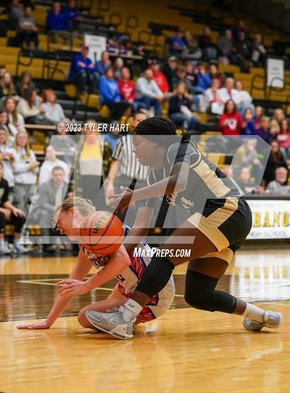 Thumbnail 3 in Lebanon vs. Western Boone (IHSAA 3A Sectional First Round) photogallery.