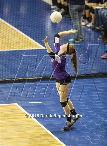 Thumbnail 2 in Lutheran vs St. Mary's (CHSAA 3A Championships Pool Play) photogallery.