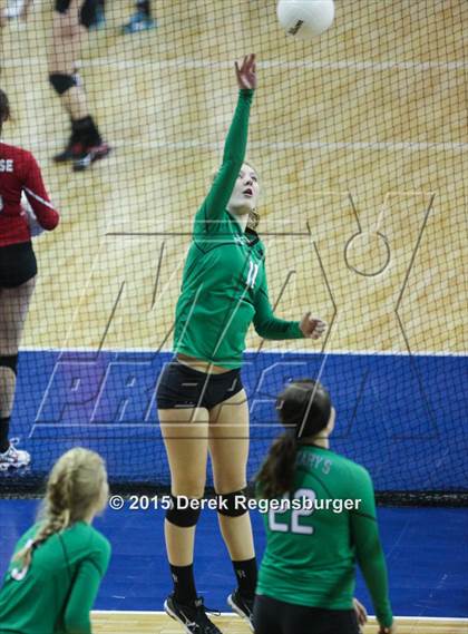 Thumbnail 1 in Lutheran vs St. Mary's (CHSAA 3A Championships Pool Play) photogallery.