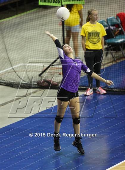 Thumbnail 1 in Lutheran vs St. Mary's (CHSAA 3A Championships Pool Play) photogallery.