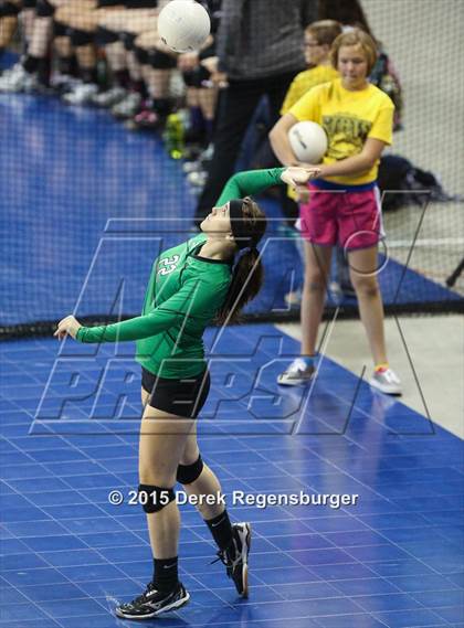 Thumbnail 1 in Lutheran vs St. Mary's (CHSAA 3A Championships Pool Play) photogallery.