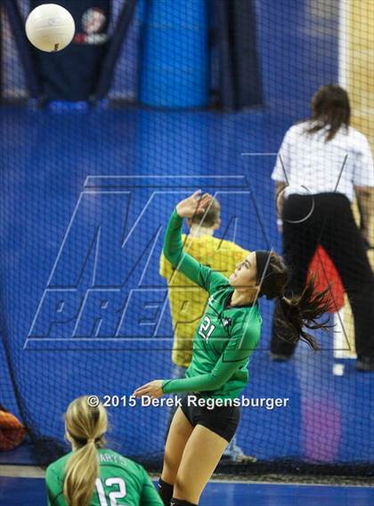 Thumbnail 2 in Lutheran vs St. Mary's (CHSAA 3A Championships Pool Play) photogallery.