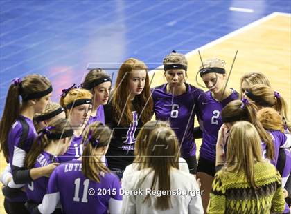 Thumbnail 2 in Lutheran vs St. Mary's (CHSAA 3A Championships Pool Play) photogallery.