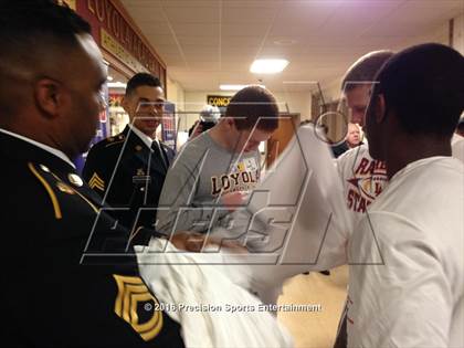 Thumbnail 3 in Loyola Academy TOC Ceremony photogallery.