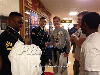 Thumbnail 1 in Loyola Academy TOC Ceremony photogallery.