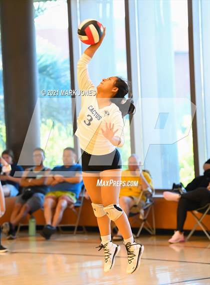 Thumbnail 2 in Valley Christian vs. Cactus (EPIC Tournament Chandler Prep Invite) Platinum Division - Championship  photogallery.