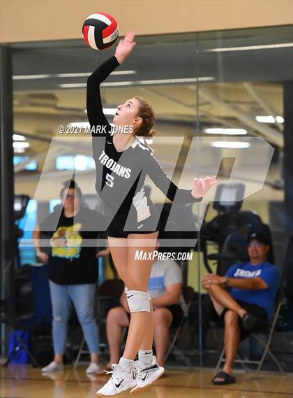 Thumbnail 1 in Valley Christian vs. Cactus (EPIC Tournament Chandler Prep Invite) Platinum Division - Championship  photogallery.
