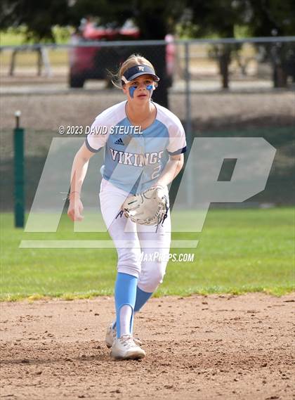 Thumbnail 2 in Roseville vs. Pleasant Valley (Stephanie LeDoux Tournament) photogallery.