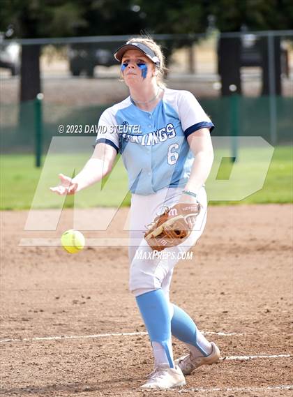 Thumbnail 2 in Roseville vs. Pleasant Valley (Stephanie LeDoux Tournament) photogallery.