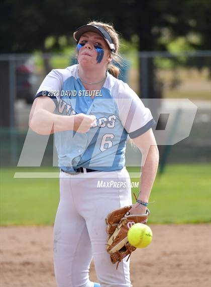Thumbnail 2 in Roseville vs. Pleasant Valley (Stephanie LeDoux Tournament) photogallery.