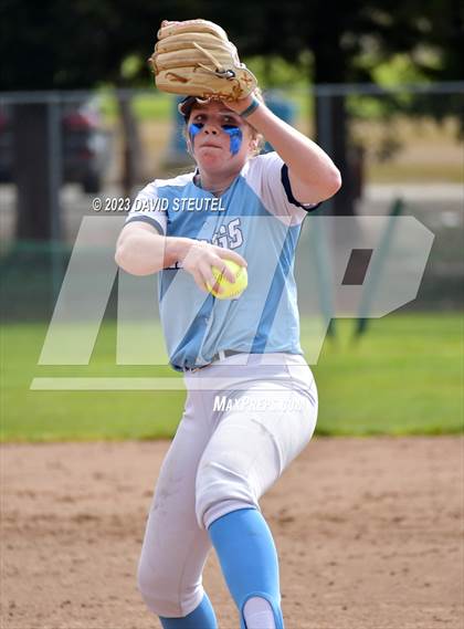 Thumbnail 1 in Roseville vs. Pleasant Valley (Stephanie LeDoux Tournament) photogallery.