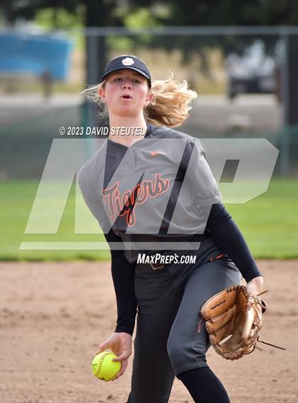 Thumbnail 3 in Roseville vs. Pleasant Valley (Stephanie LeDoux Tournament) photogallery.