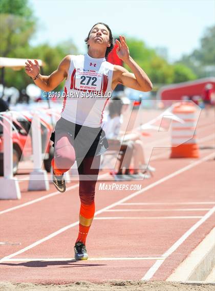 Thumbnail 1 in AIA Track & Field Championships-Fri (Boys Long Jump) photogallery.