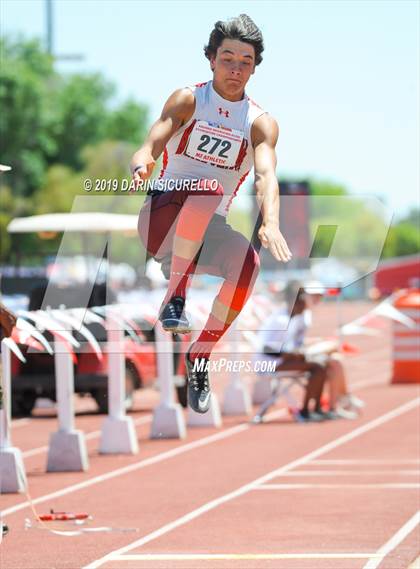 Thumbnail 1 in AIA Track & Field Championships-Fri (Boys Long Jump) photogallery.