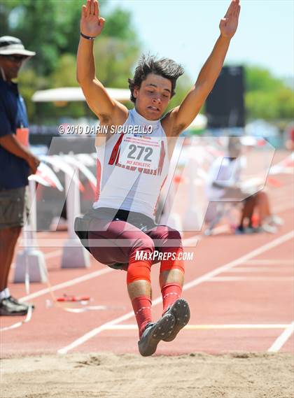 Thumbnail 1 in AIA Track & Field Championships-Fri (Boys Long Jump) photogallery.