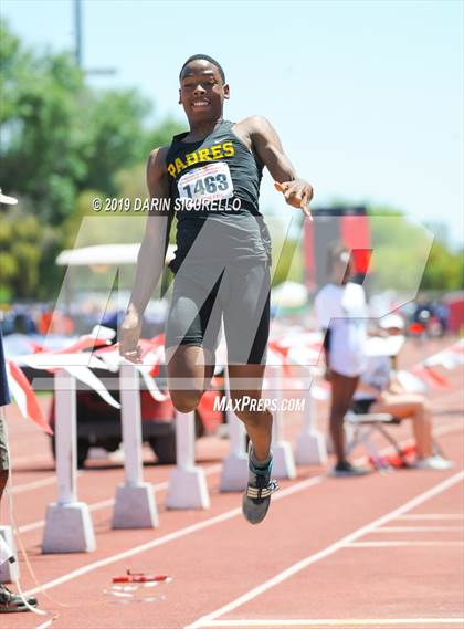 Thumbnail 2 in AIA Track & Field Championships-Fri (Boys Long Jump) photogallery.